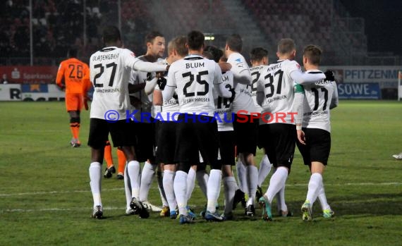 2. Bundesliga SV Sandhausen - FC Erzgebirge Aue im Hardtwaldstadion (© Kraichgausport / Loerz)